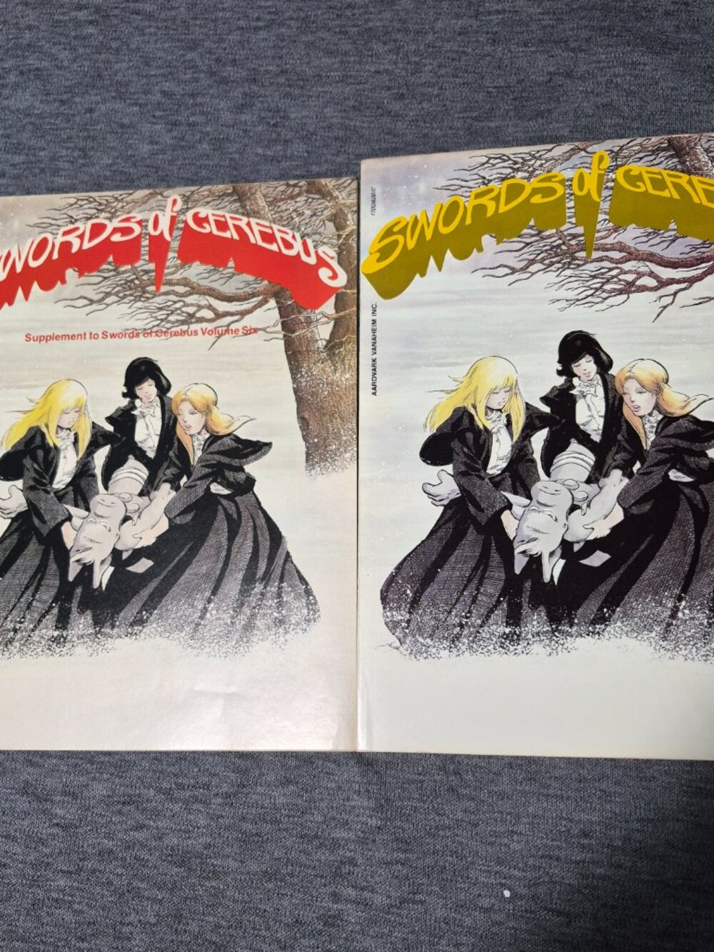 Swords of Cerebus Vol 6 NOT SIGNED & Supplement SIGNED Dave Sim 1st Print 1984